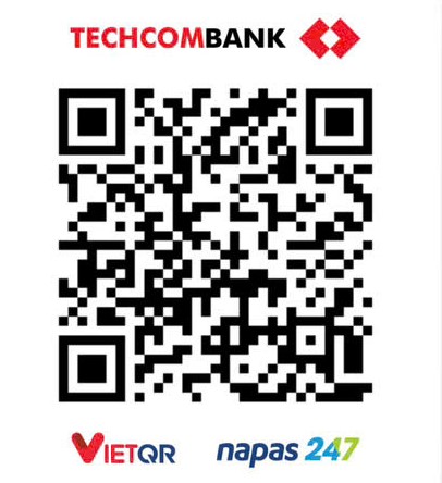 QR-код VietQR для оплаты — Techcombank